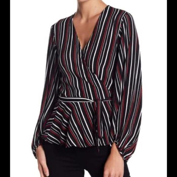 Anthropologie Yumi Kim Posh Life Wrap Blouse - Picture 1 of 8